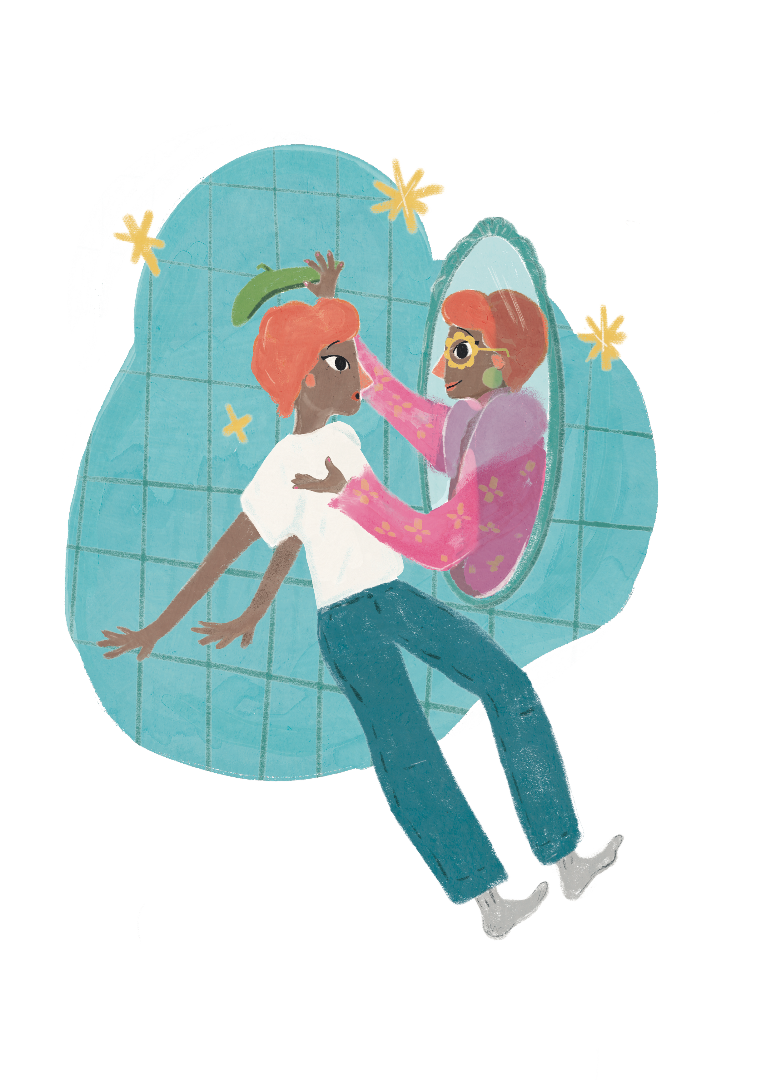 2023 - Spot Illustration Featured in Katryna Rae's Capstone Project "Who We Are and What We Wear: Reimagining Fashion Media from a Modern Perspective"