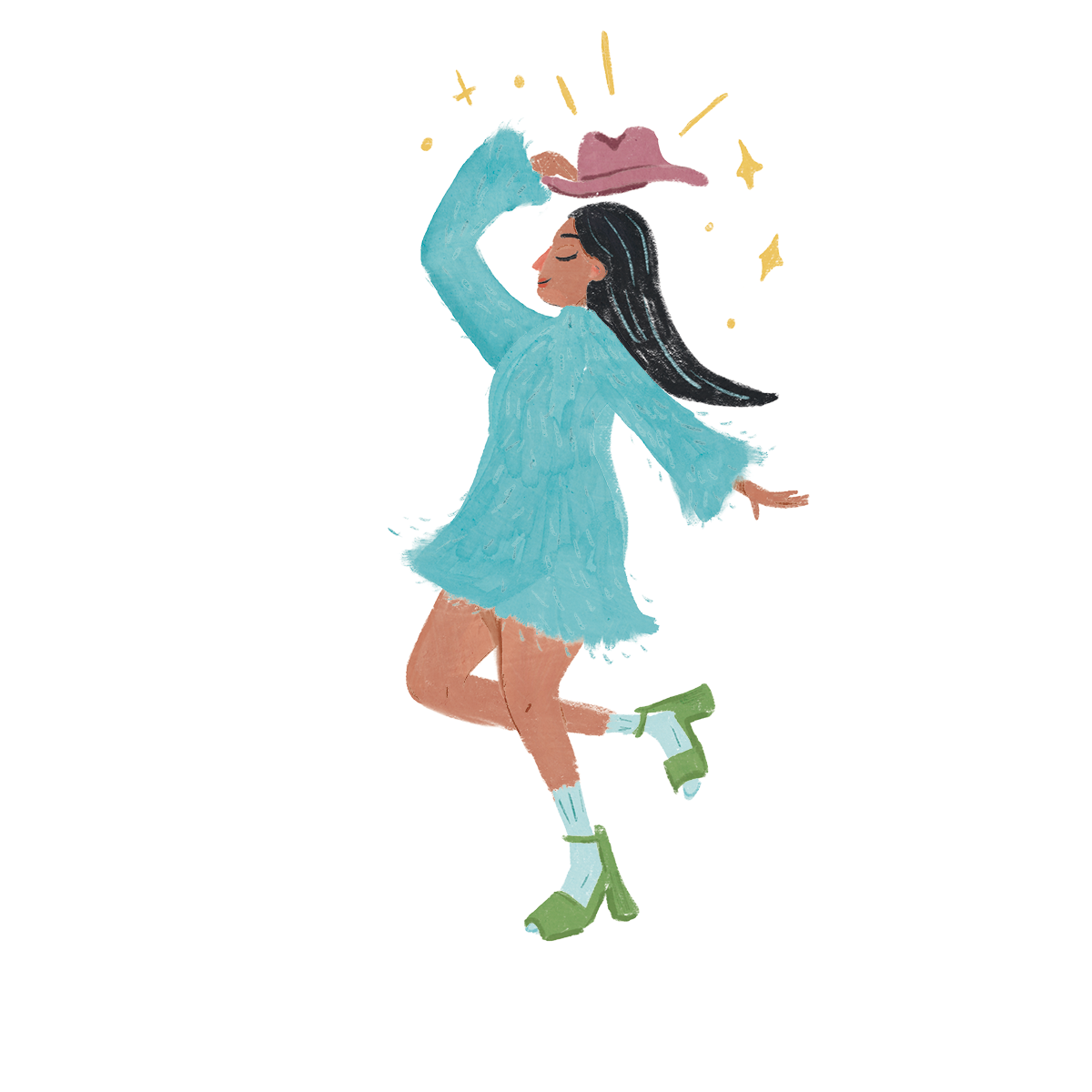 2023 - Spot Illustration Featured in Katryna Rae's Capstone Project "Who We Are and What We Wear: Reimagining Fashion Media from a Modern Perspective"