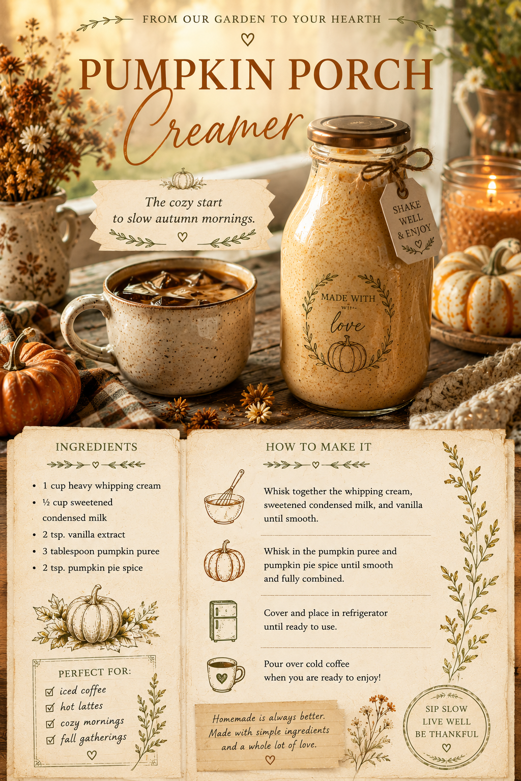 Pumpkin Porch Creamer
