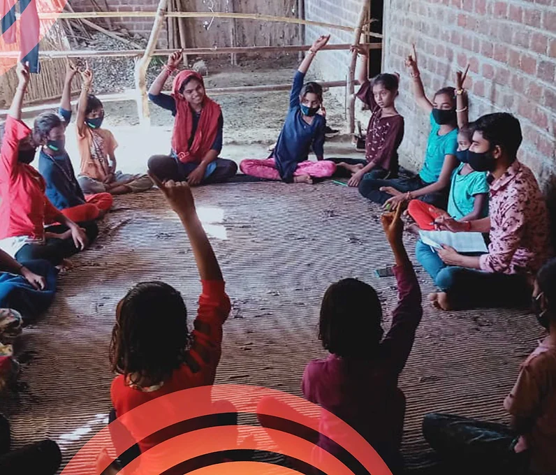 Circle of adolescent girls in school.png