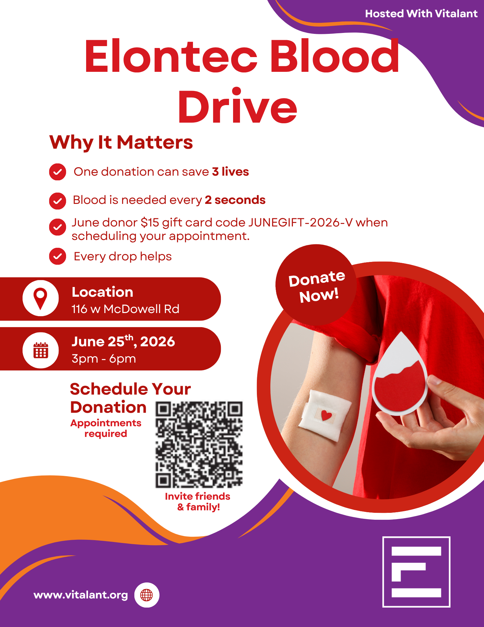 Elontec Blood Drive 