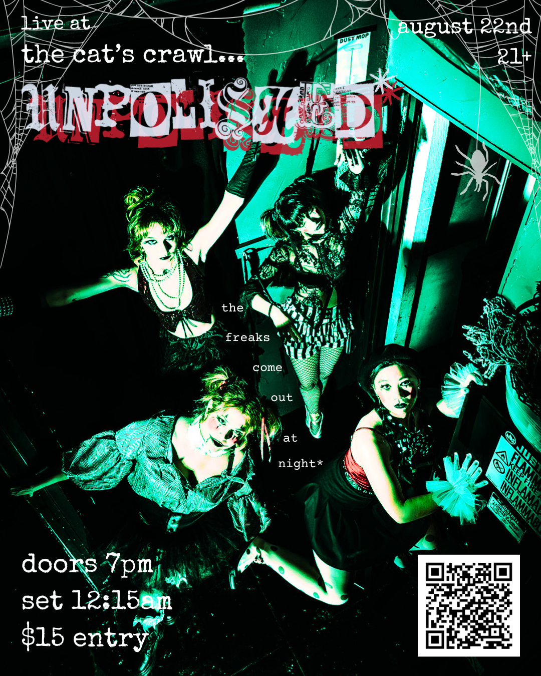 unpolished* @ the cat's crawl: the traveling circus tour