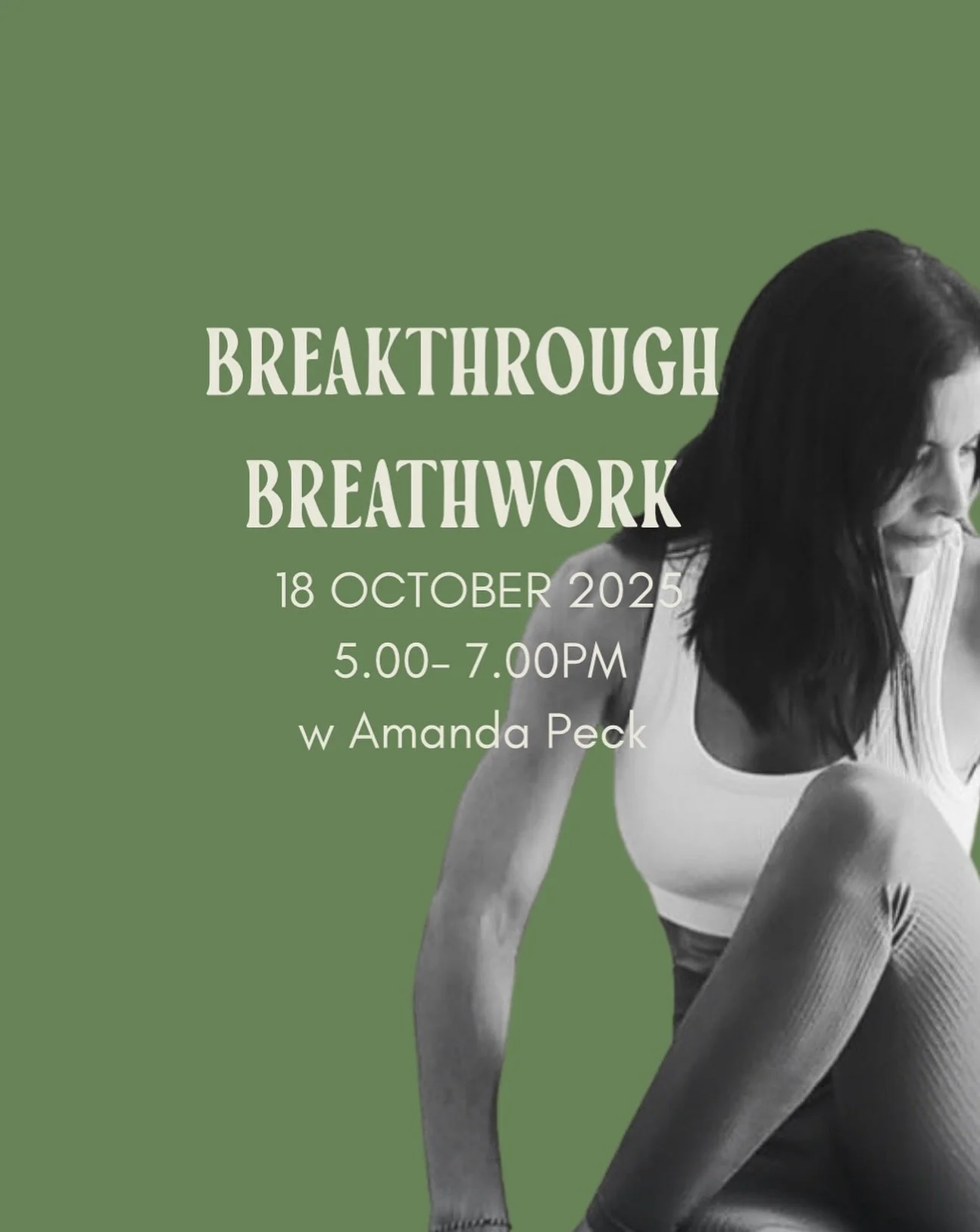 Breathwork with Amanda Peck at Zenso House

Healing &bull; Release &bull; Renewal

Drop into a guided breathwork journey to clear emotional residue, reconnect with your body&rsquo;s wisdom, and expand your capacity for joy, peace, and presence. Using