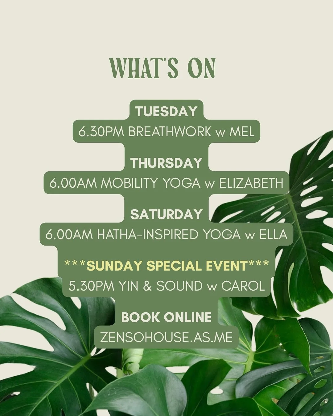 Holy sh$tballs, pinch me! How did we get so lucky? Looking at this incredible line up of facilitators is so humbling &amp; exciting 😍

Want to come + rest with us this week?
Tuesday 6.30pm @nalubreathwork w @melly.beaton 
Thursday 6.00am Mobility Yo