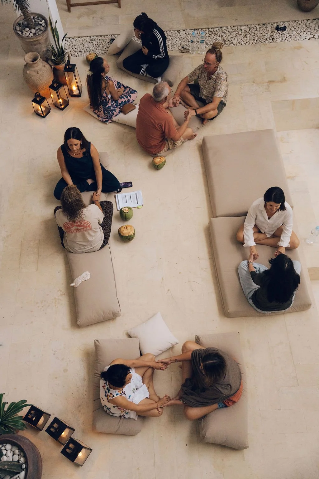 aerial photo villa lizok heart based breathwork