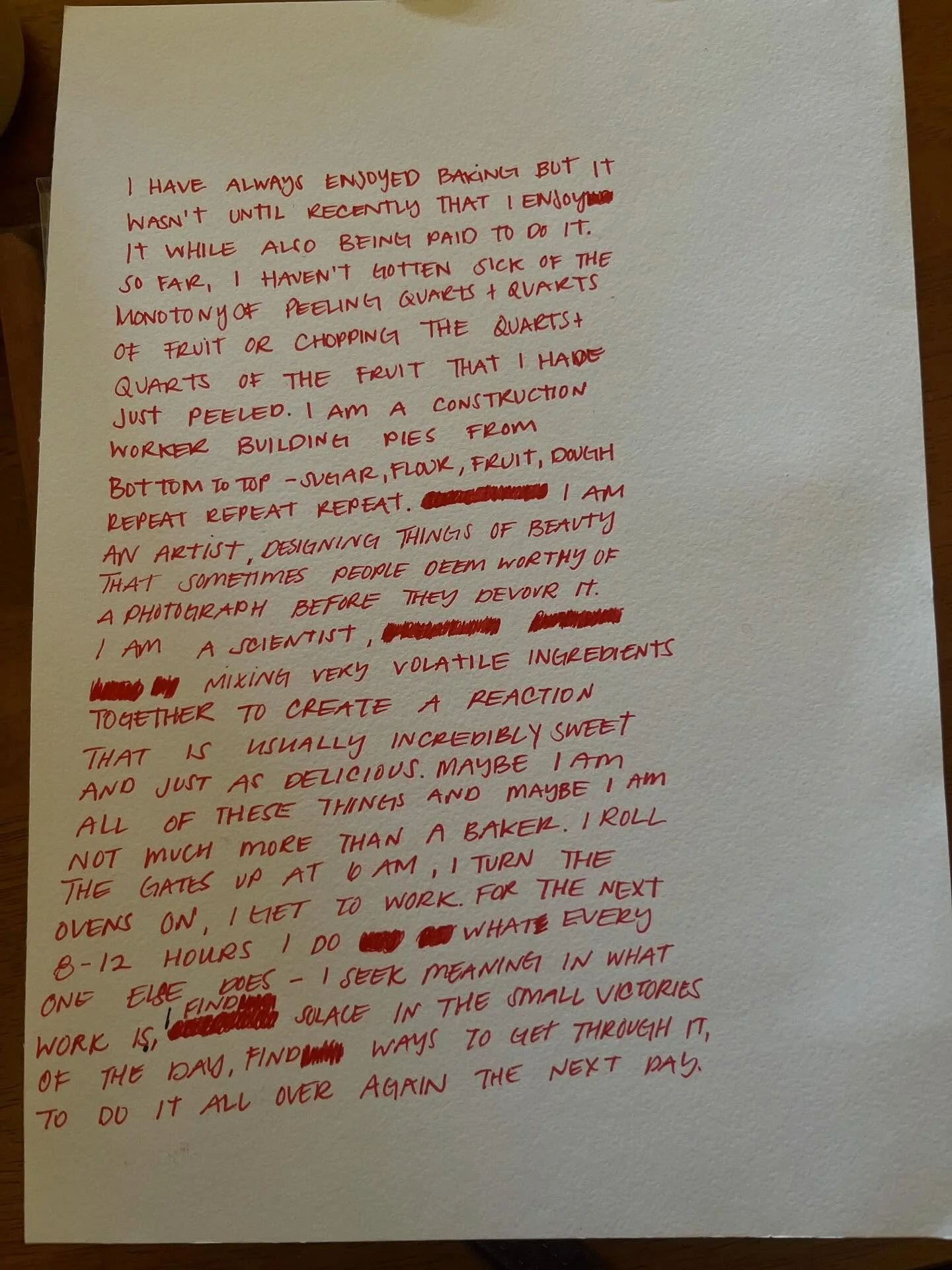 Wrote this like a decade ago. This weekend marked one year of Galaxy Pies. I love what I do. Thank you! 💜