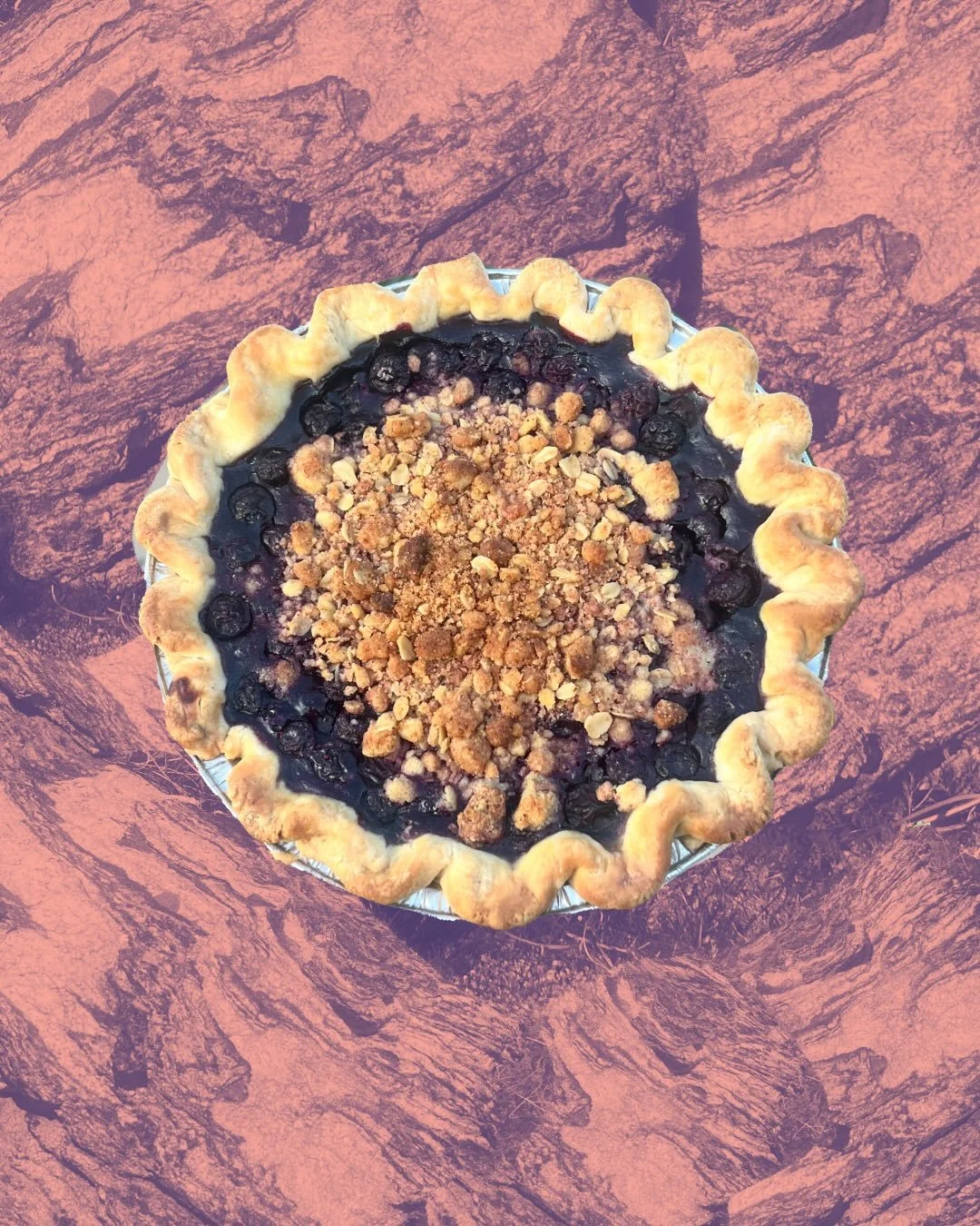 Today is the last day to order for V Day with the lovers at @scorpionlollipop29 link in bio link in bio link in bio 

1- this weekend&rsquo;s @the.tiny.pony special is Blueberry with a Prickly Pear Crumble. Available by the slice while supplies last.