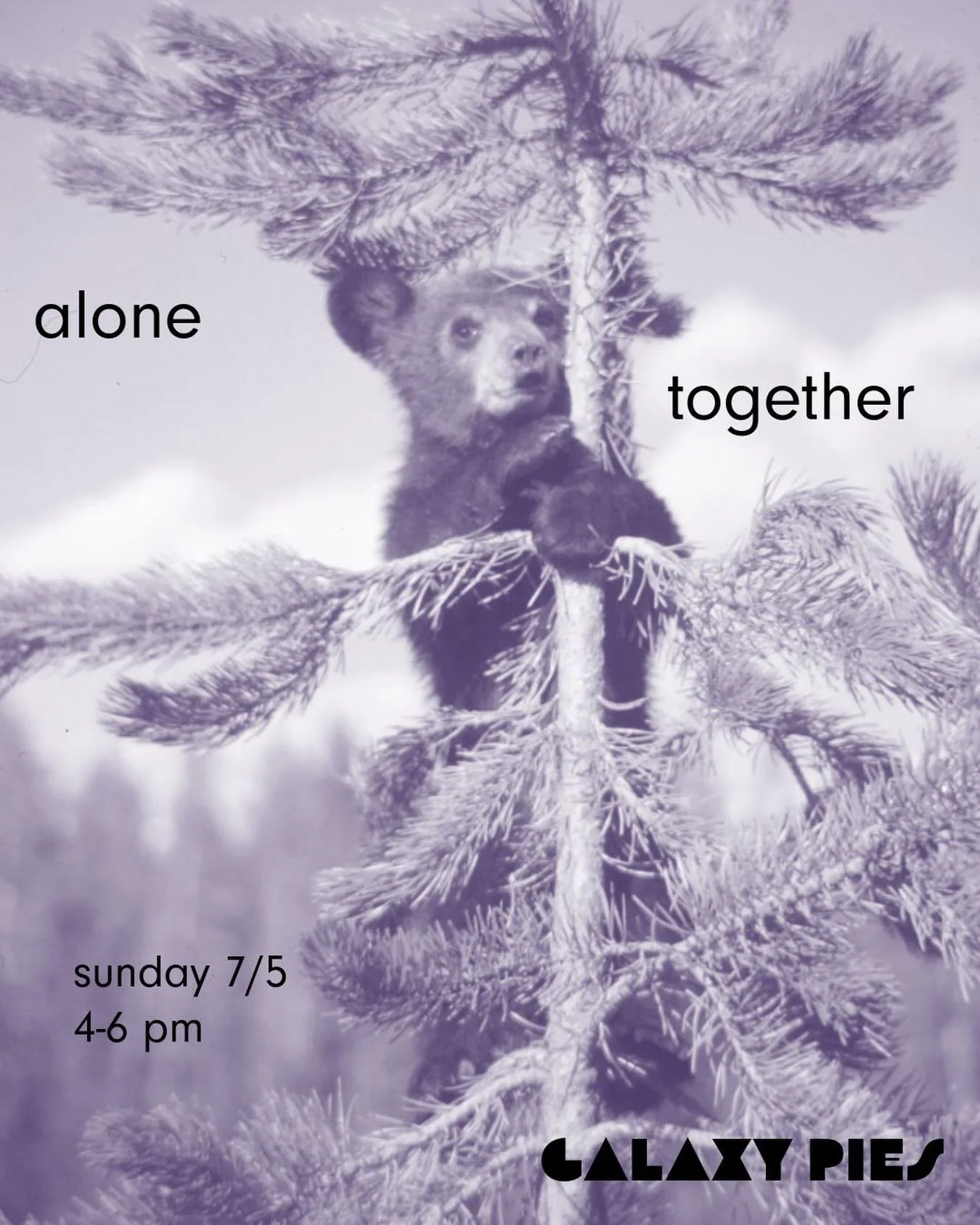 Hope to see you Sunday for Alone Together #2. Last month I mended a bunch of clothes, Justin sketched some weird shit, a family stopped by to catch up on their reading, Destinee just hung out, and Lou crocheted. I think this month Justin and I will b