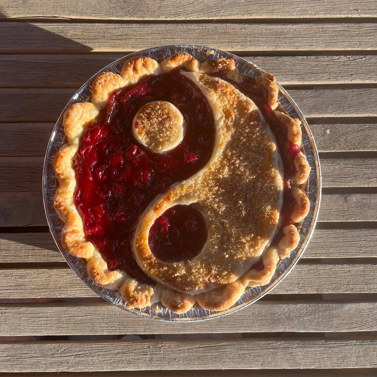 Yin Yang Cherry Pie
