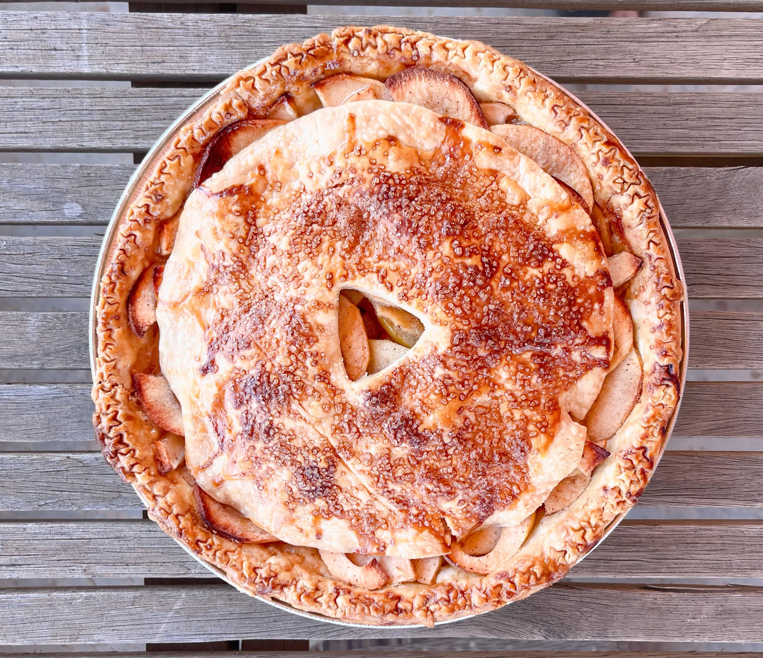 Apple Whiskey with a Gingerbread Crust