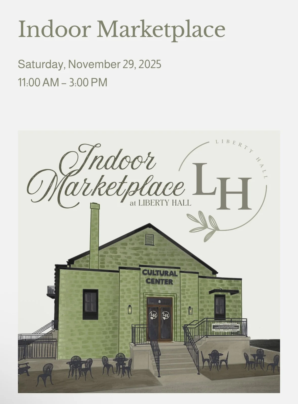 liberty hall holiday market washington mo