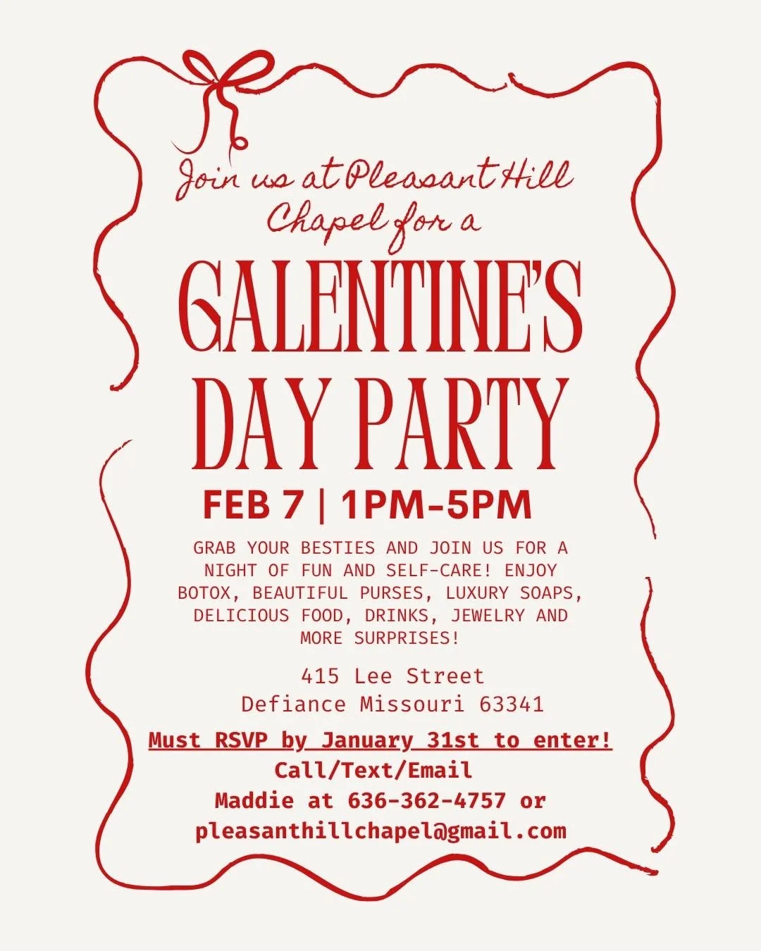 Galentines @ Pleasant Hill Chapel