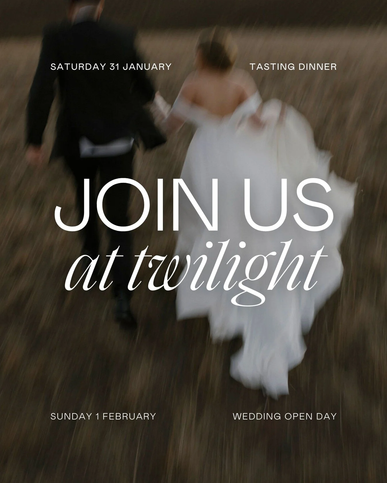 💍 Longview Wedding Dinner Experience &amp; Twilight Open Day 💫
Tickets are moving fast and this is an event you don&rsquo;t want to miss!

✨ Wedding Dinner Experience
Saturday, 31 January | From 5:30pm
Seats are going quickly for this intimate tast