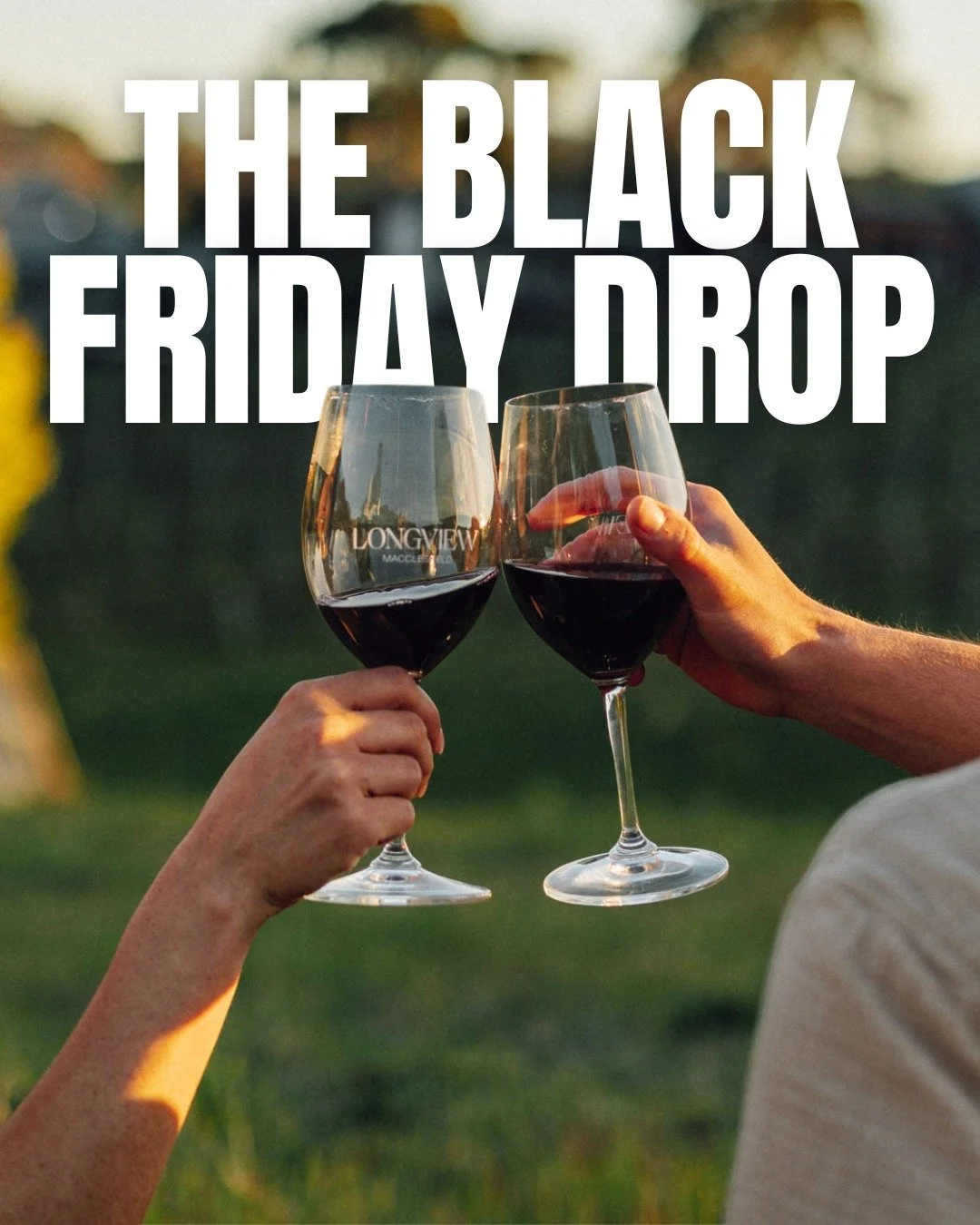 🔥 BLACK FRIDAY IS LIVE 🔥
Our biggest sale of the year starts NOW

🍷 50% off our best sellers 'Cyber Black Pack'
🍇 15% off wine bundles
🏡 Up to 30% off accommodation
💆&zwj;♀️ 30% off signature day spa treatments

Every offer is available to book