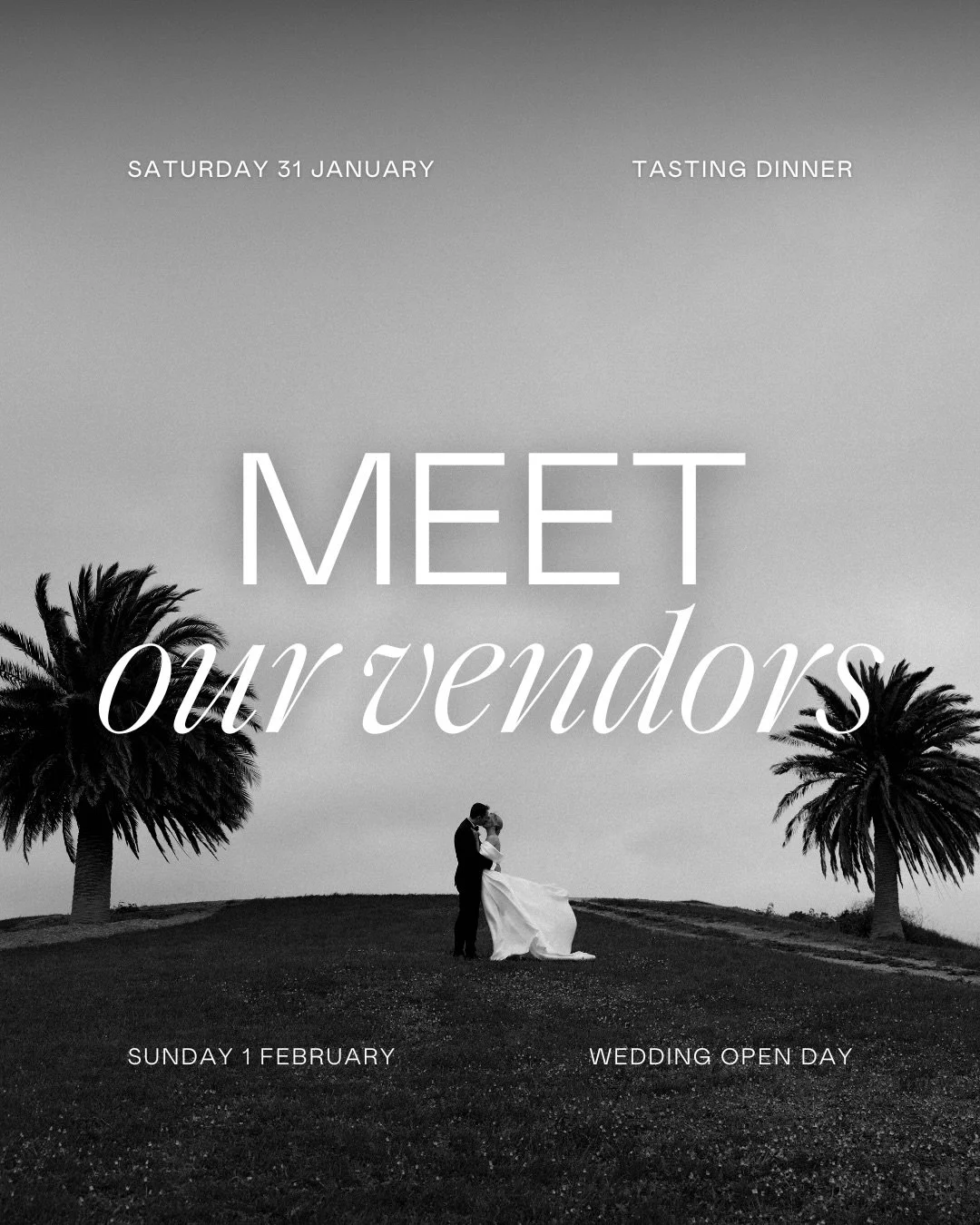 💍 Longview Twilight Open Day 💫 
This free event is filling fast and you will want to secure your spot as soon as possible.

🌅 Twilight Wedding Open Day Sunday 1 February from 5:30 pm 
Discover our incredible wedding suppliers, explore beautifully 