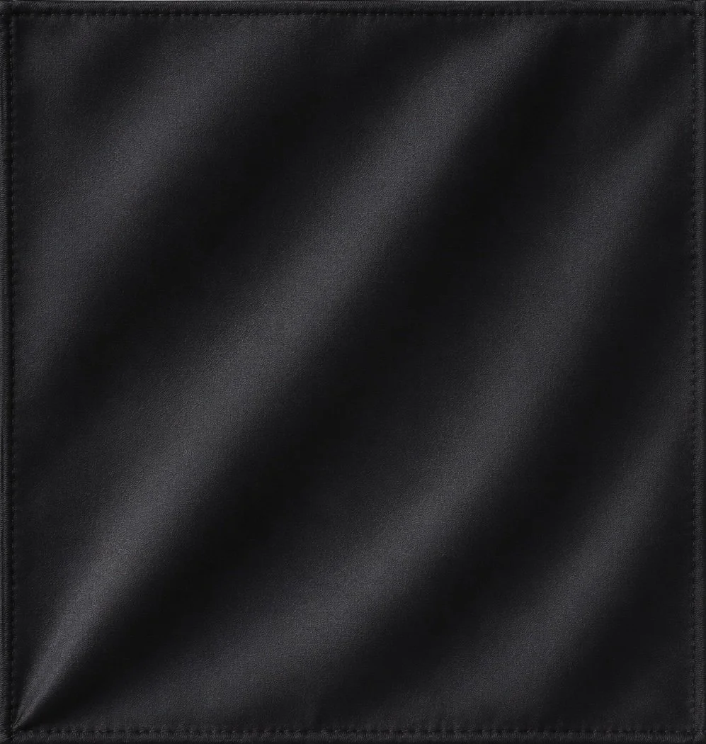 Black Satin Napkin