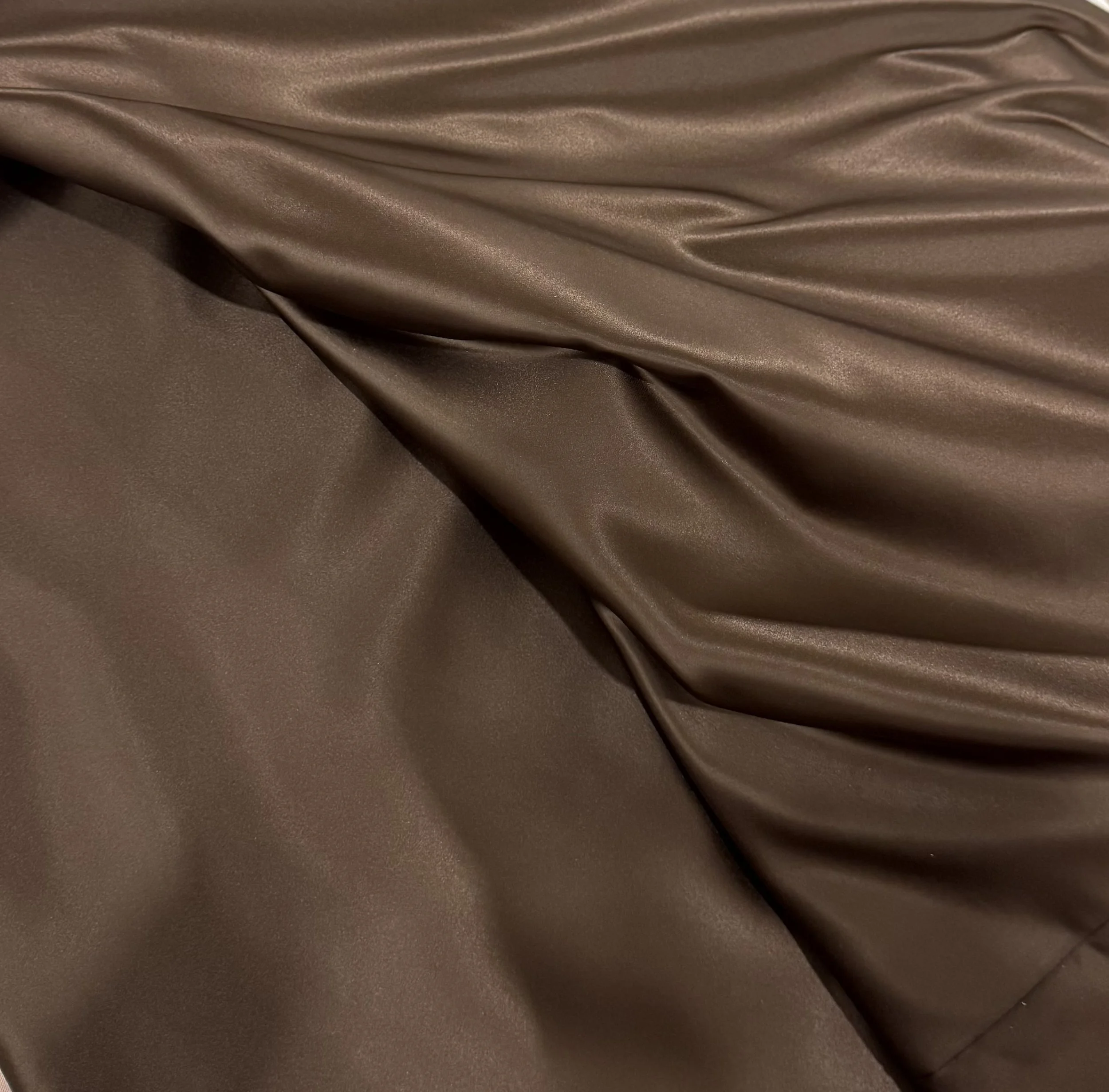 Chocolate Satin Tablecloth