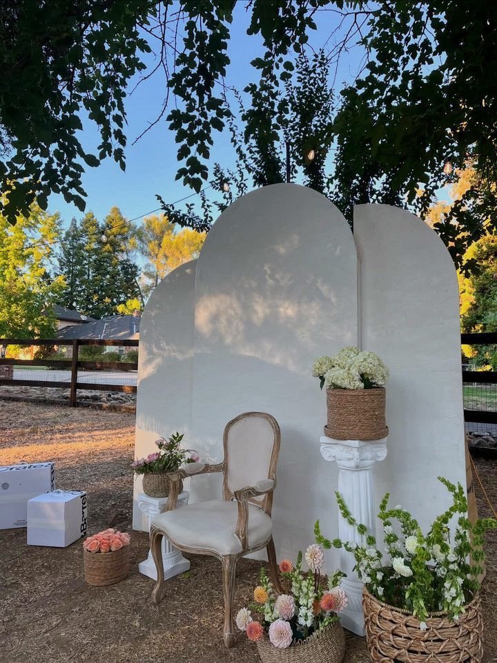 Textured Arch Backdrop