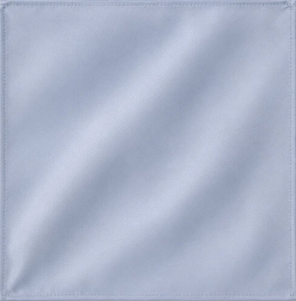 Blue Satin Tablecloth