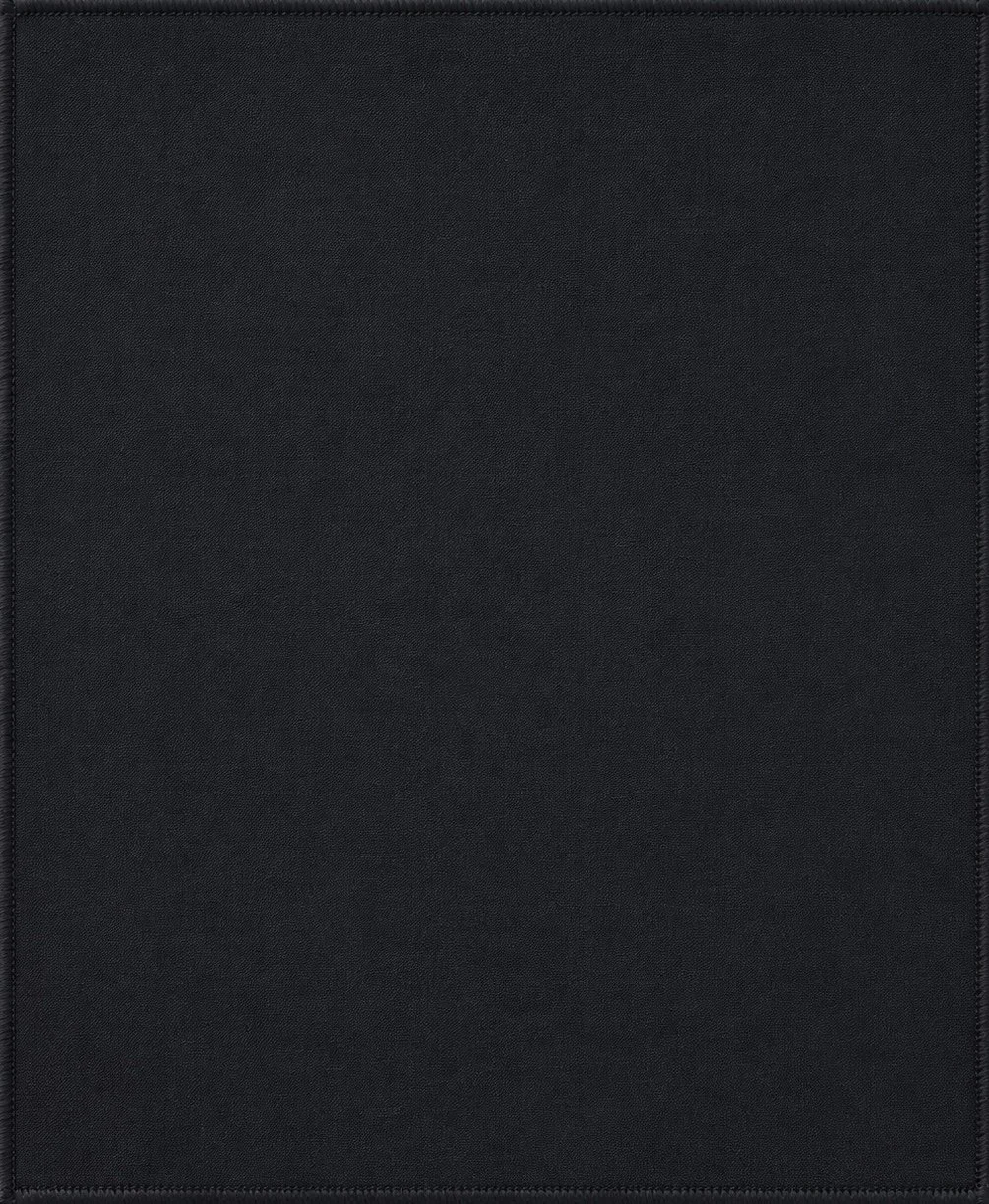 Black Polycotton Tablecloth