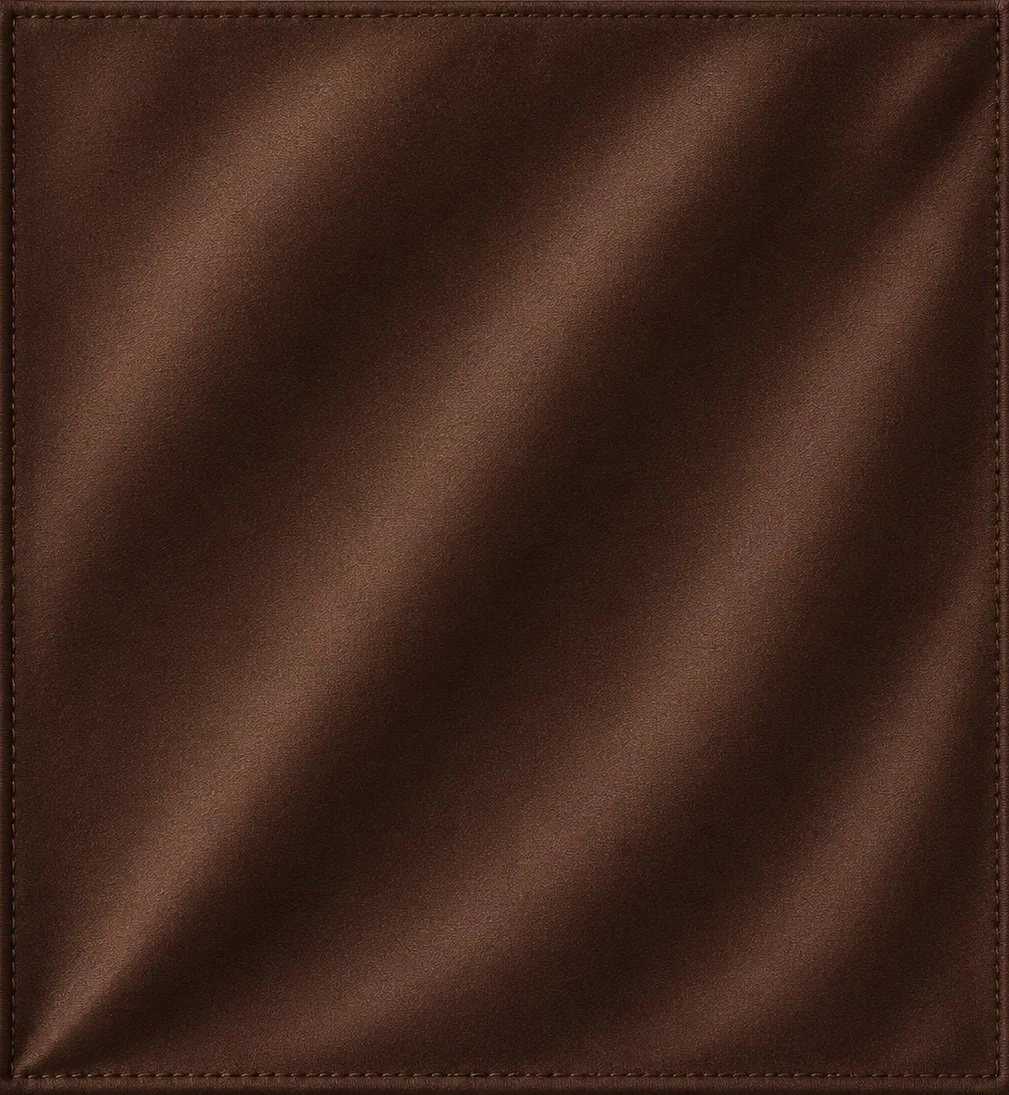 Brown Satin Tablecloth