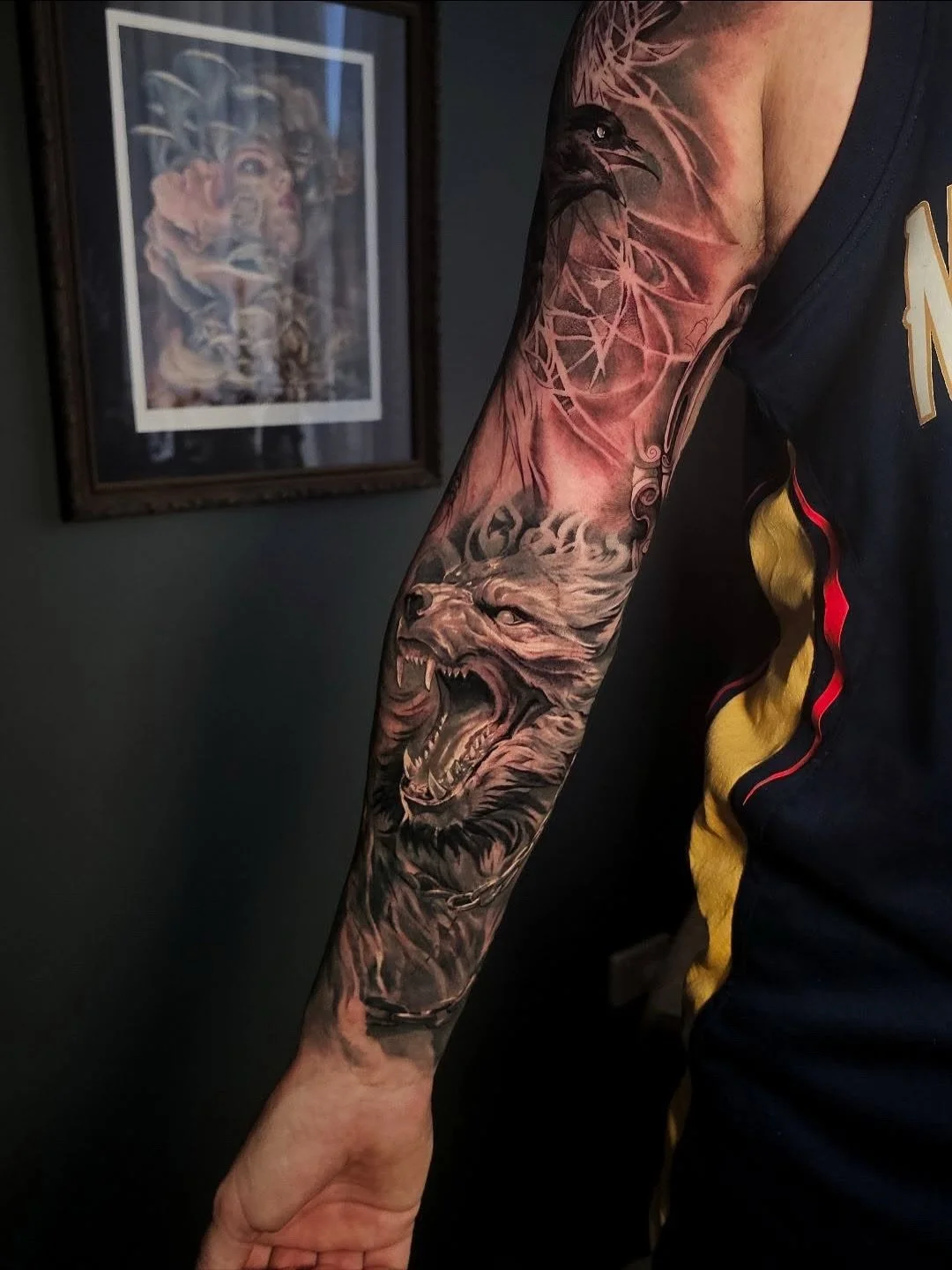 Two sessions is sometimes all it takes for your cover up dreams to come true!

@vesnavtattoo made this cover up look easy for our mate Adam! We love seeing such amazing art be possible once clearing out density and dulling out the line work! 

Book i