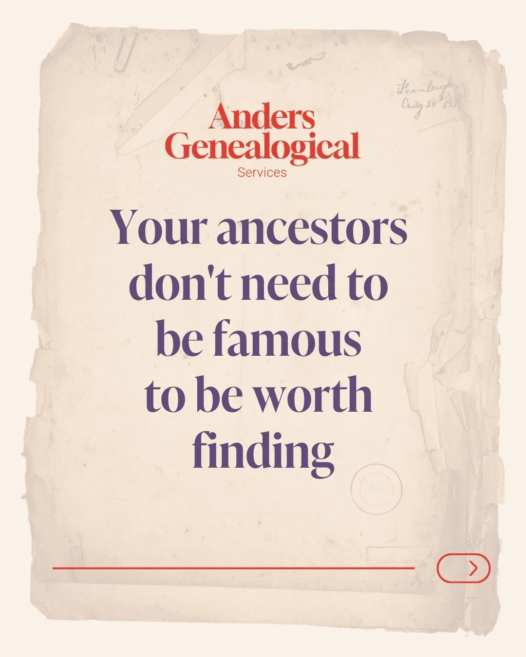 &quot;My family wasn't important. We weren't wealthy or famous.&quot;

I hear this every week, and it breaks my heart a little each time.

Because somewhere in dusty church records and forgotten census pages, there's documentation of the woman who wo