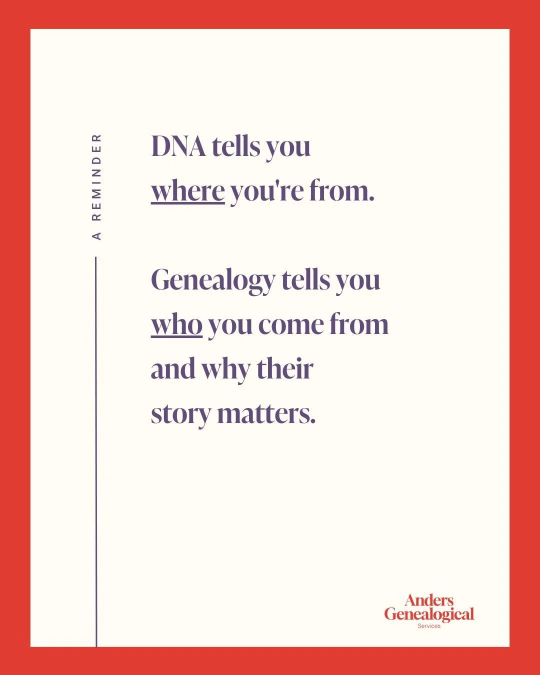 A client came to us after receiving DNA results that didn't match the family story she'd grown up with. The surprise felt like it rewrote her identity overnight.

Sometimes we encounter a surprise branch in our tree, a shifted origin, or a truth that