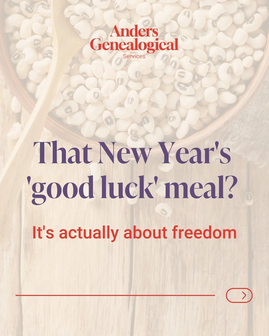 Ever wonder why grandma always insisted on black-eyed peas for New Year's Day?

It's more than just a "good luck" tradition. The story begins on December 31, 1862 - now known as Freedom's Eve or Watch Night - when enslaved people gathered, 