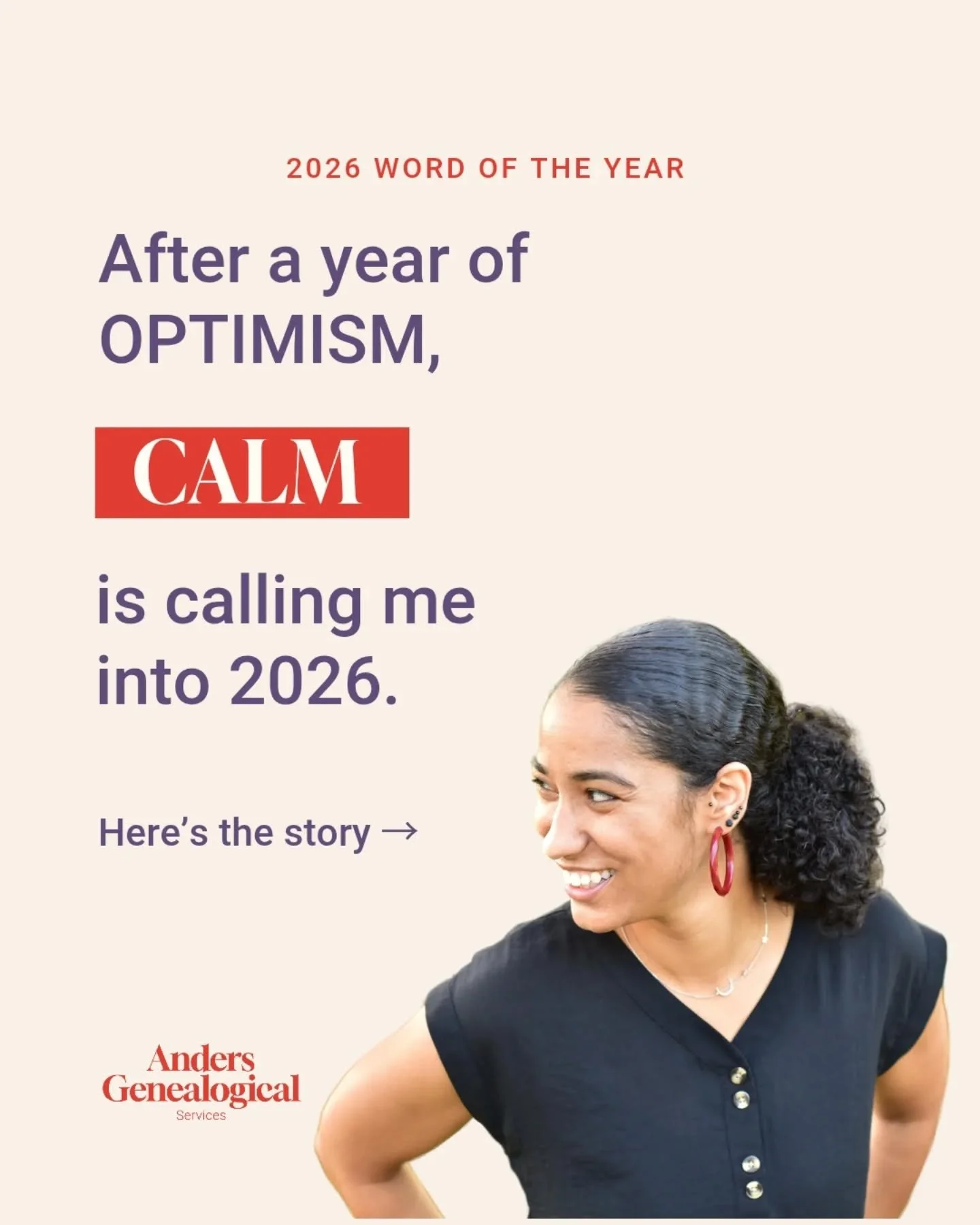 Every December, I let my word find me. And without fail, that word seems to shape everything that follows. 

Last year's word "OPTIMISM" turned out to be exactly what I needed.

It carried us through tremendous growth, meaningful partnershi