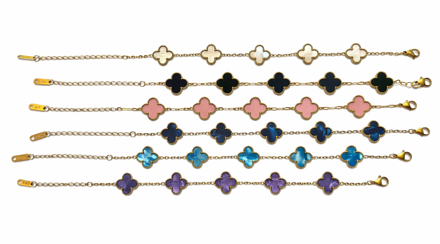 Flower Charm Bracelet