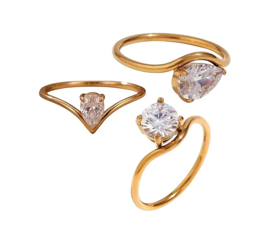 Diamonte Stone Ring