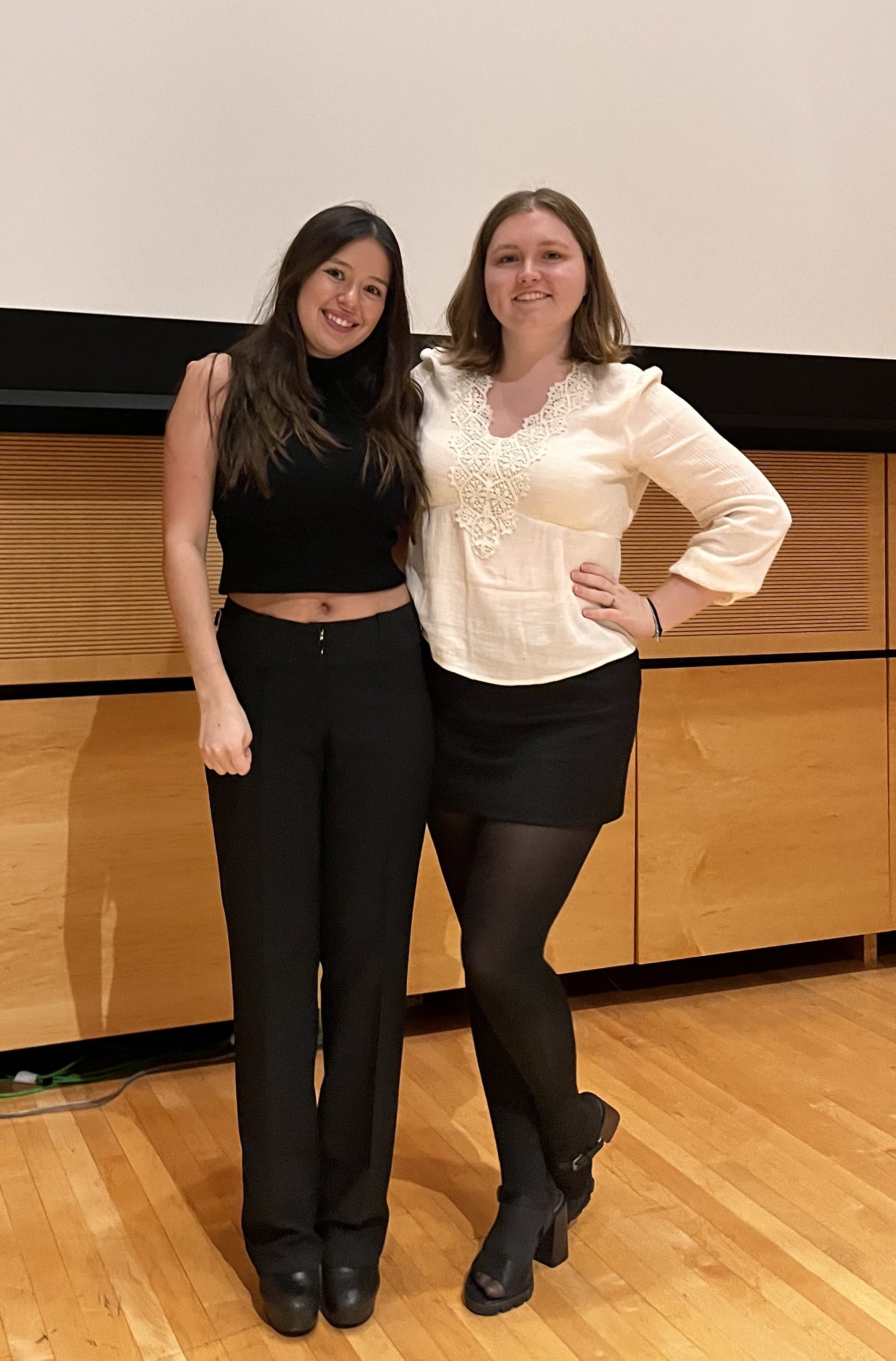 Rowan and Sydney, creators of the film