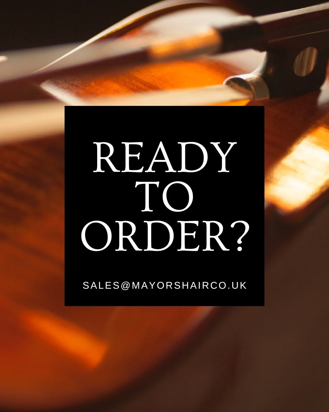 Got a question? Need to place a quick order?

Our DMs are always open. We&rsquo;re here to make ordering as easy as possible &mdash; whether it&rsquo;s horsehair, tools, or custom parts for your bench.

Your next rehair just got simpler.

#bowmaking 