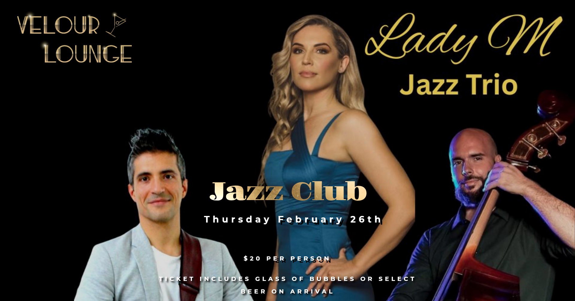 JAZZ CLUB FEATURING LADY M JAZZ TRIO