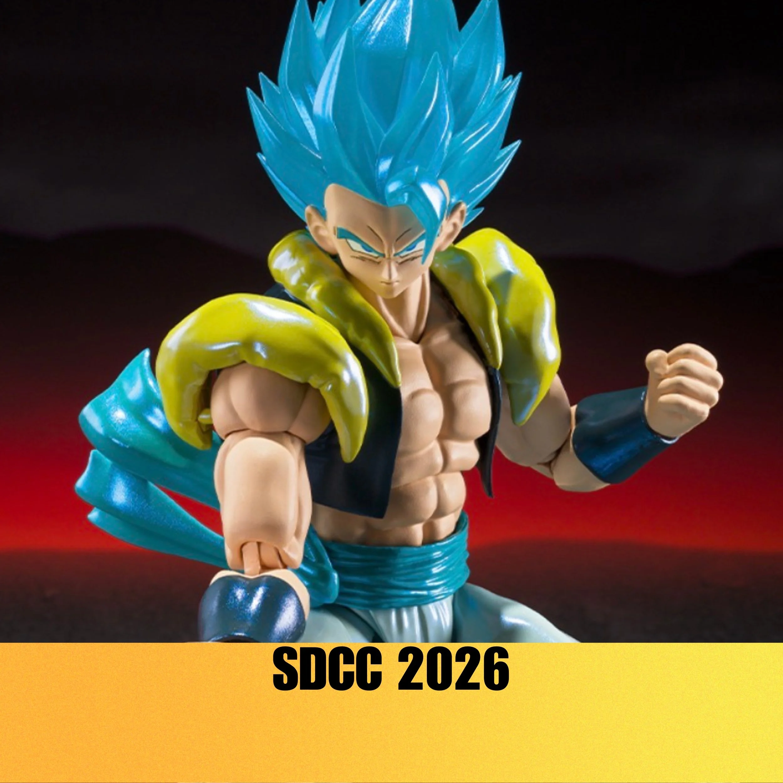 SH Figuarts Super Saiyan God Super Saiyan Gogeta SDCC 2026