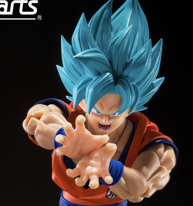 sh figuarts super saiyan god super saiyan son goku blue power transcending limits