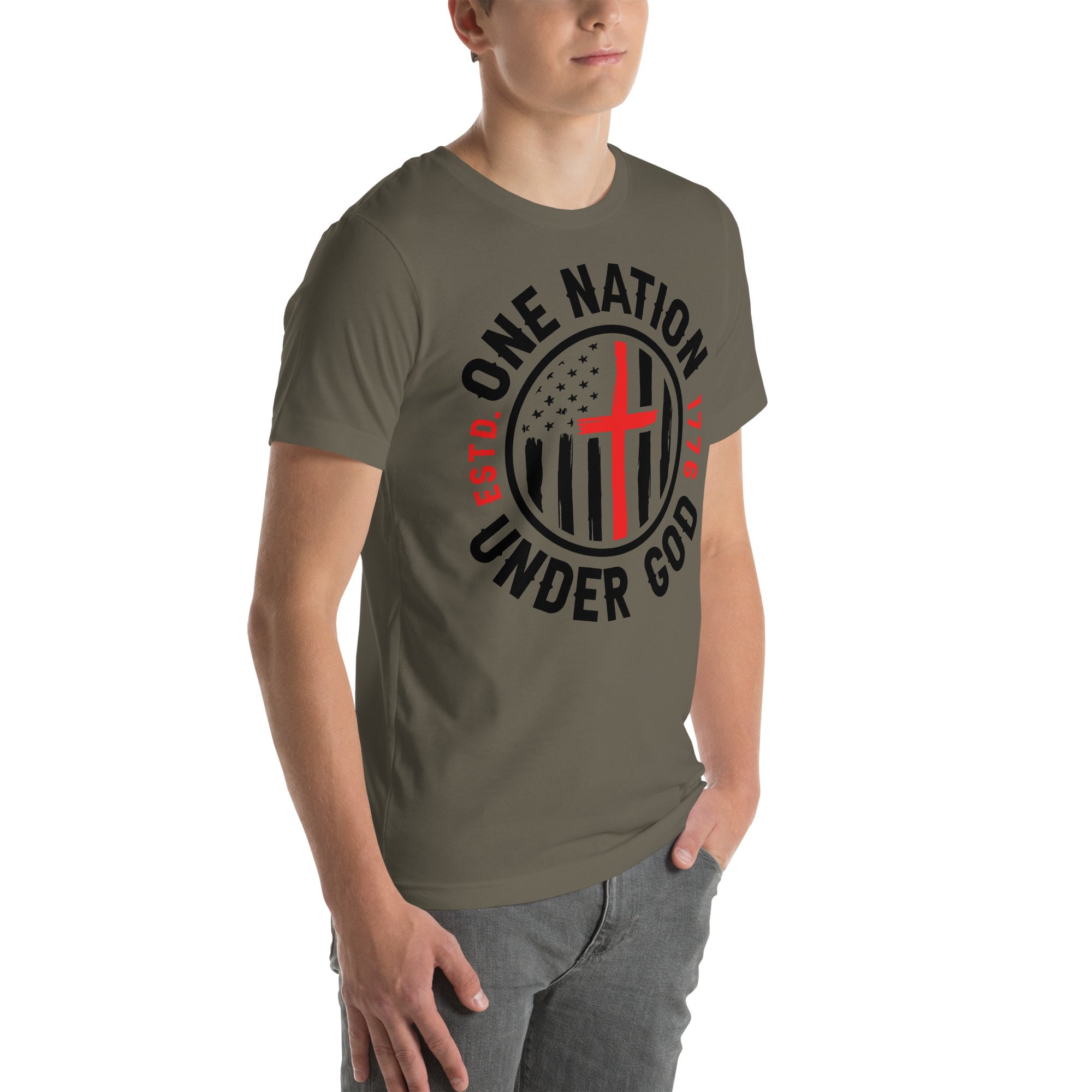 unisex-staple-t-shirt-army-right-front-66c6a7f6b823a.jpg