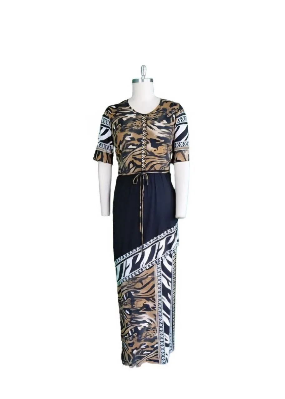 Eye-Catching Tribal Elegance Maxi Set