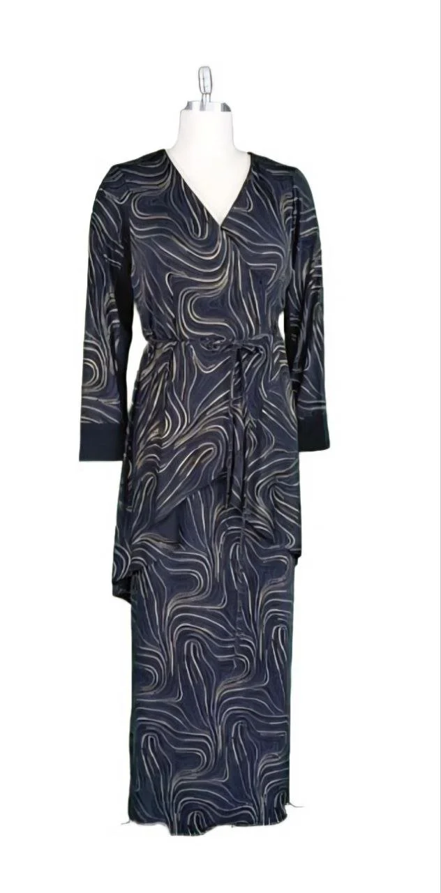 Swirled Elegance Maxi Set