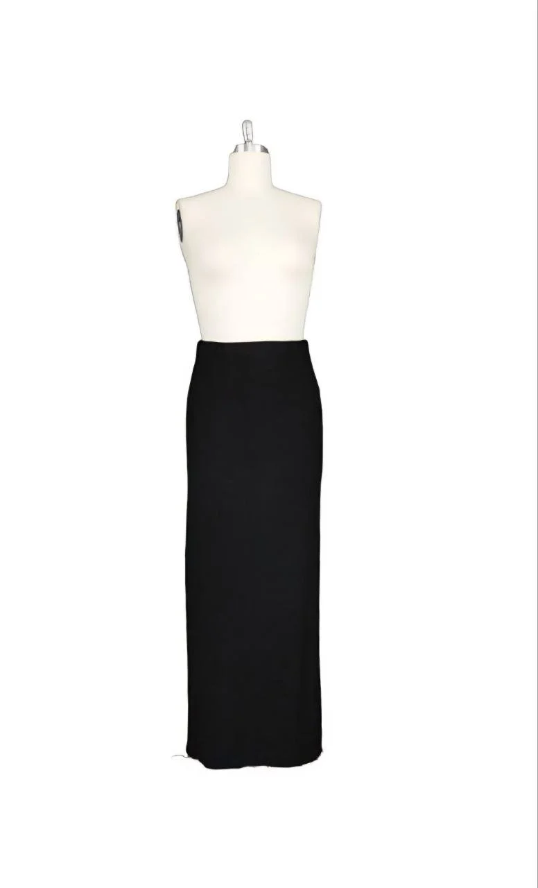 Elegant Black Maxi Skirt