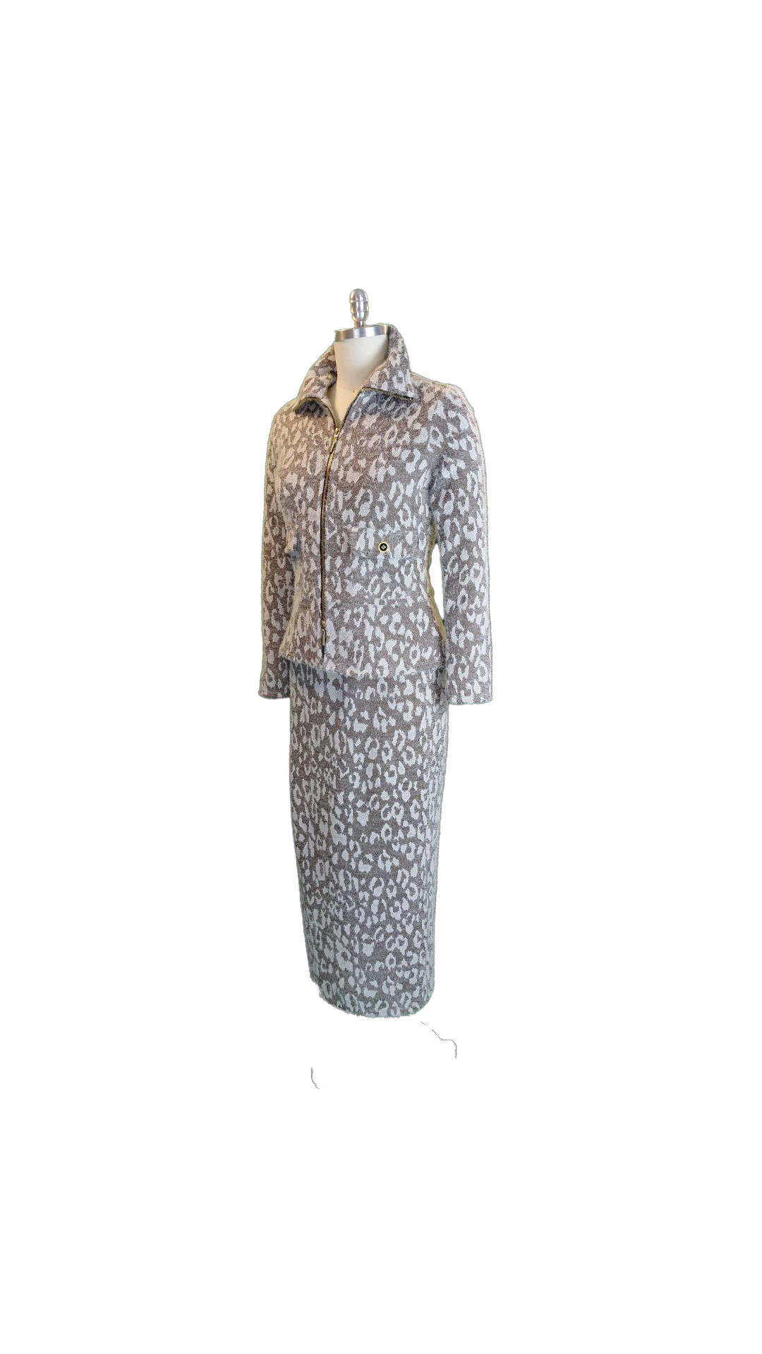 Leopard Elegance Maxi 2-piece Set