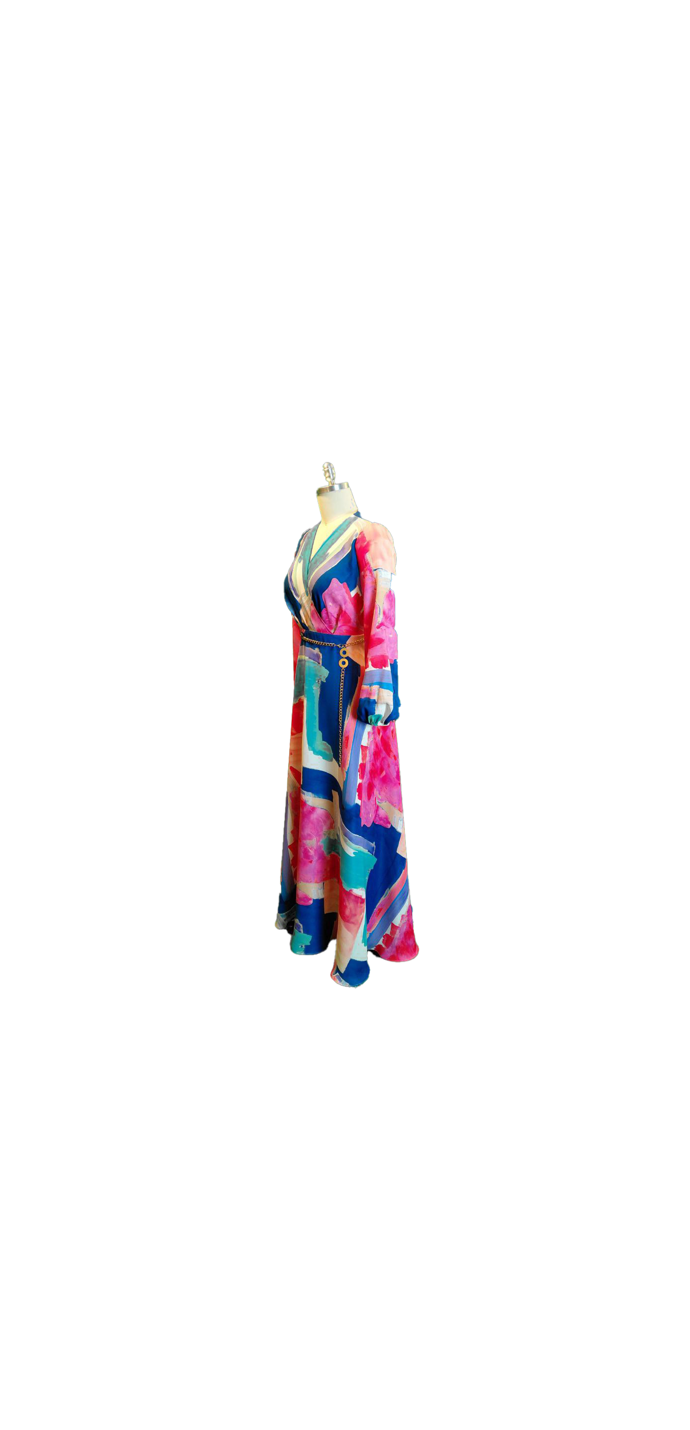 Abstract Vibe Maxi Dress