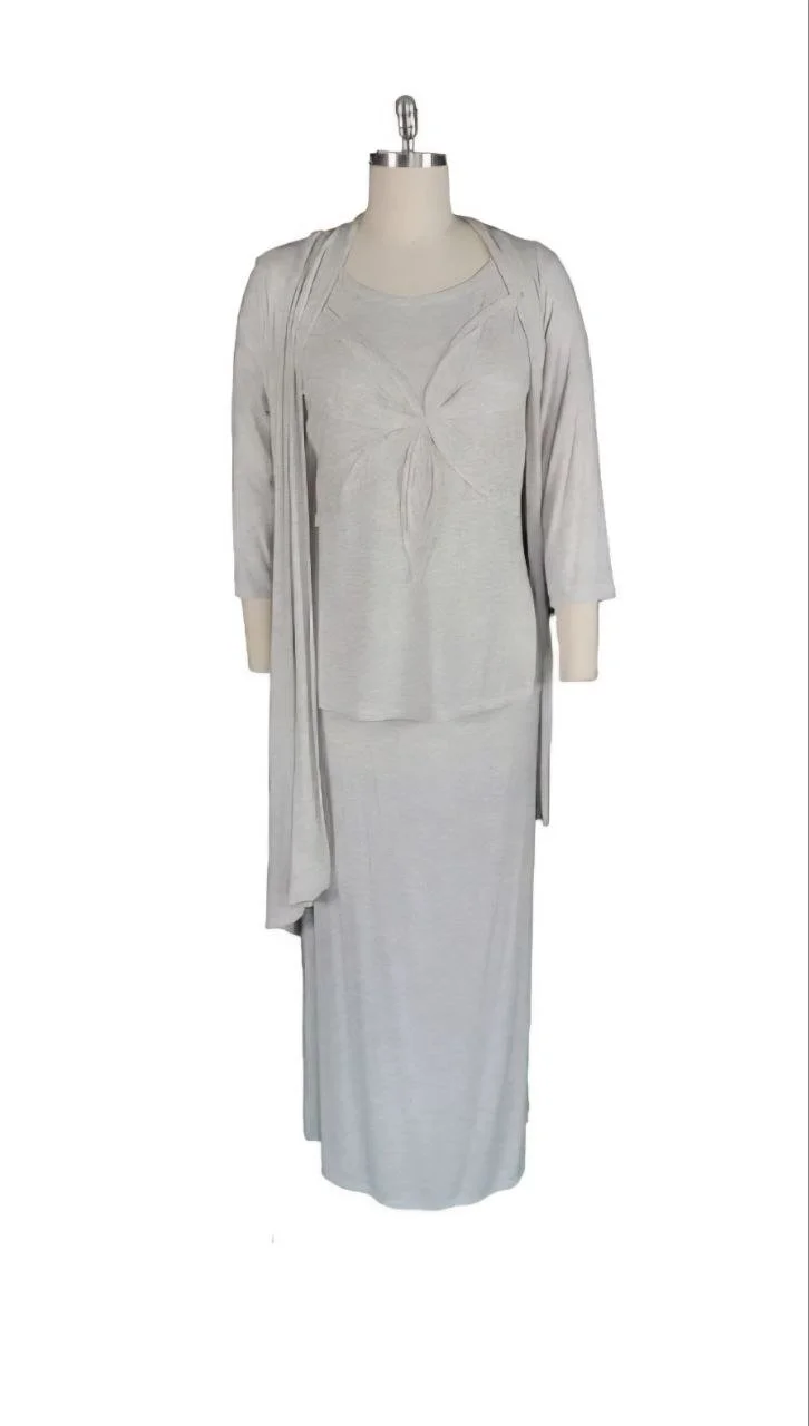 Elegant Gray 3-Piece Ensemble