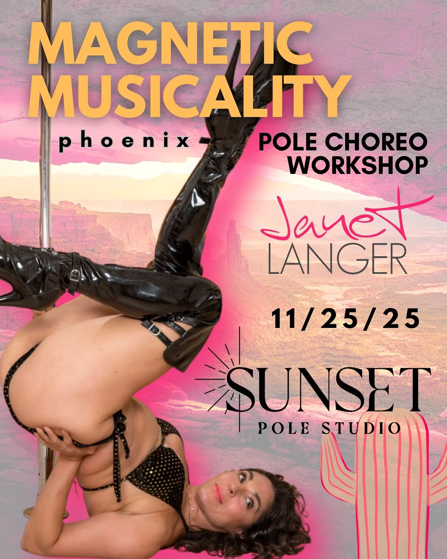 Are you ready? 🔥

Sunset Pole Studio is excited to host @janetlanger this November for two back to back day time classes for your pole dancing pleasure ✨

Janet is a professional dancer with 20+ years of experience. Janet&rsquo;s credits include Jen