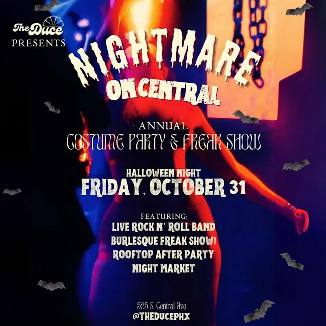 Looking for something to do this Halloween weekend?
Catch our incredible instructors &amp; dancers all over town. 🪦🕸️🕷️
Get in on the Halloween fun! 👻🎃
Interested in being part of a live production? 
@debaucheryproductions is hosting in-person a