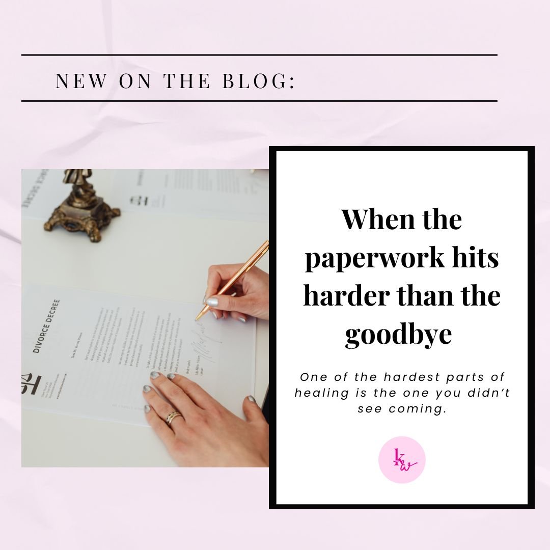 When the paperwork hits harder than the goodbye. 💔

You think you&rsquo;ve done the hardest part&mdash;survived the heartbreak, moved on, rebuilt yourself&mdash;and then that final piece of paper lands in your mailbox. And somehow&hellip; it still b