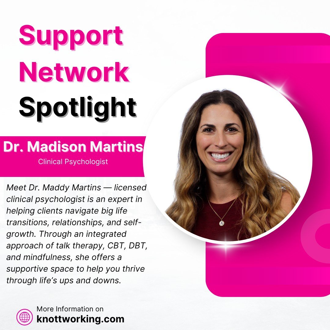 Meet Dr. Maddy Martins &mdash; licensed clinical psychologist (and fellow divorcee) who helps women navigate the emotional waves of divorce and life&rsquo;s big transitions. Through therapy and practical tools, she&rsquo;s here to help you process, h