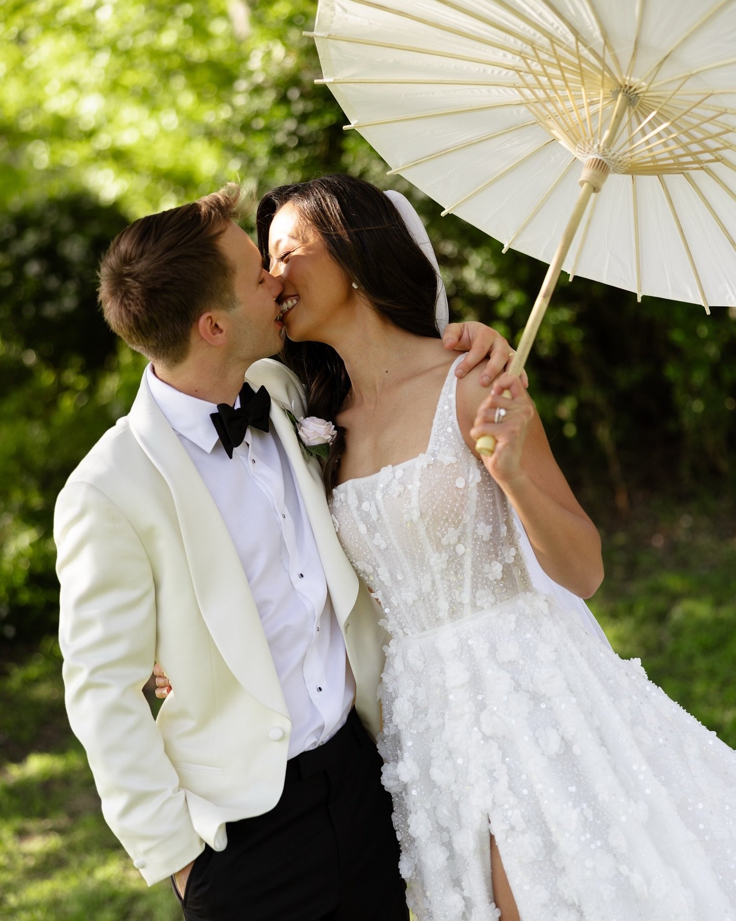in love with this still from Katy + Max&rsquo;s garden celebration