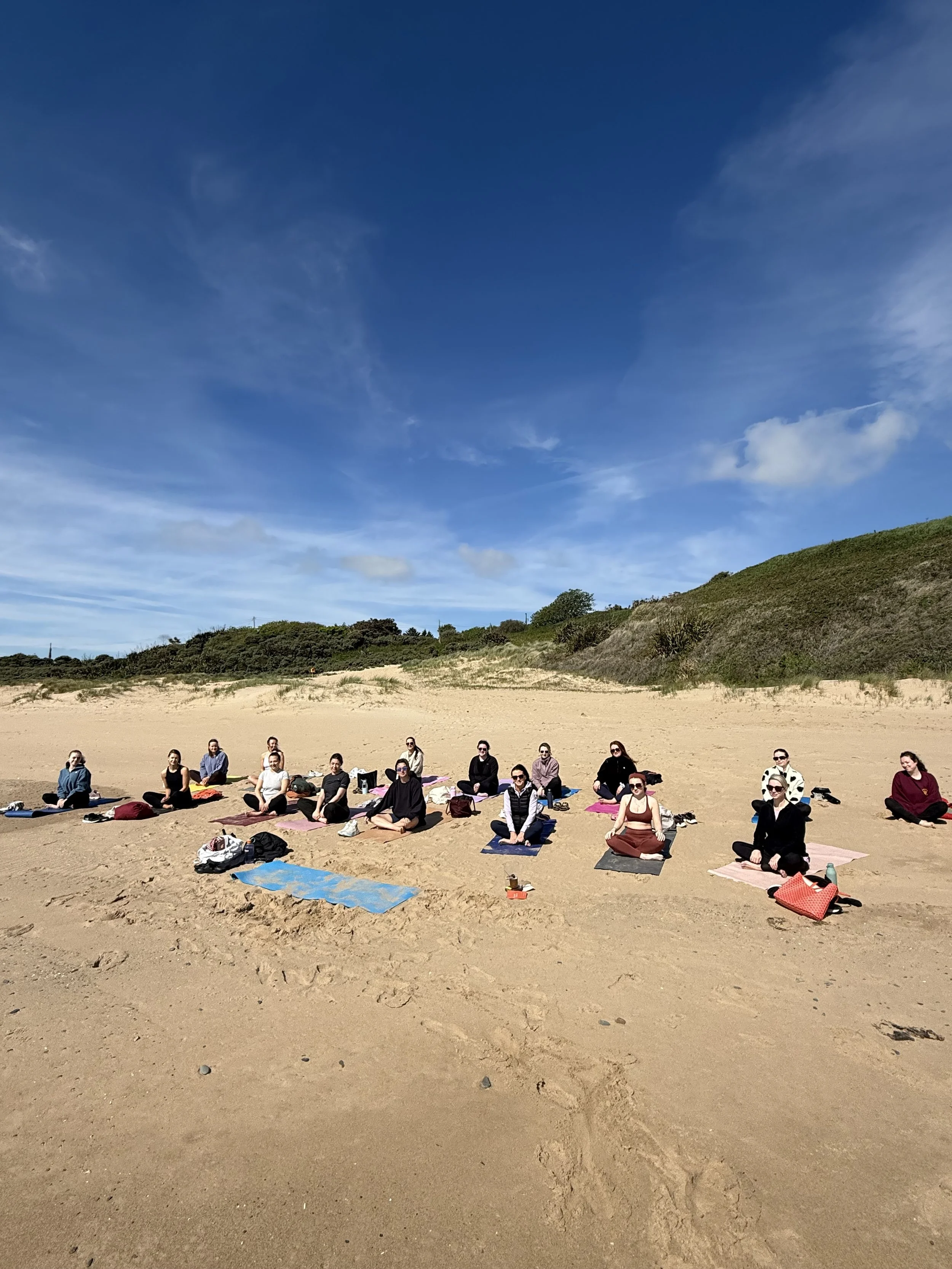 Outdoor Yoga in Wexford: Beach Yoga, Sea Swims &amp; Wellness Events in Cahore, Courtown and Ballymoney
